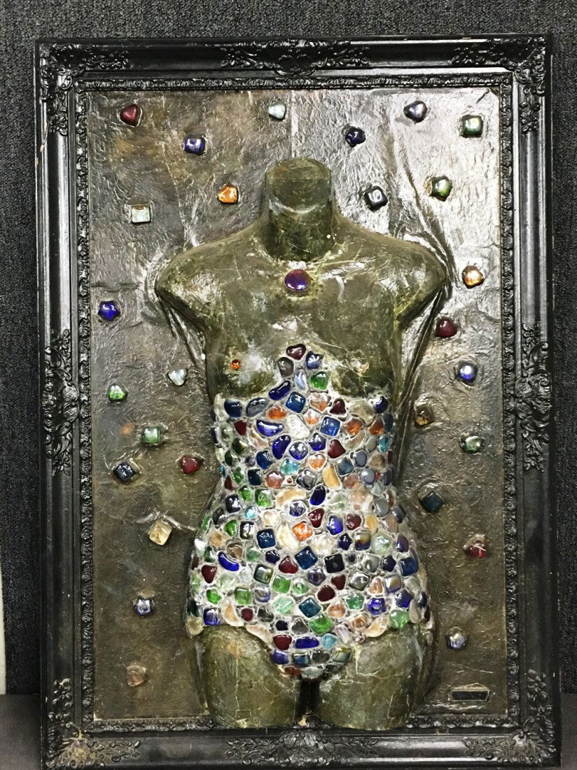 ORIGINAL WALL SCULPTURE GLASS MEDIA BY AUGUST (1 of 1)