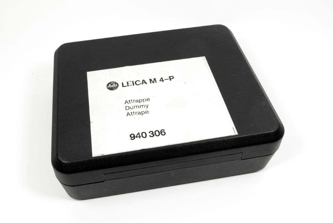 Leica M4-P "Attrappe" (dummy) Camera Presentation Box: Most of these were discarded, and this is the only one we've seen recently.