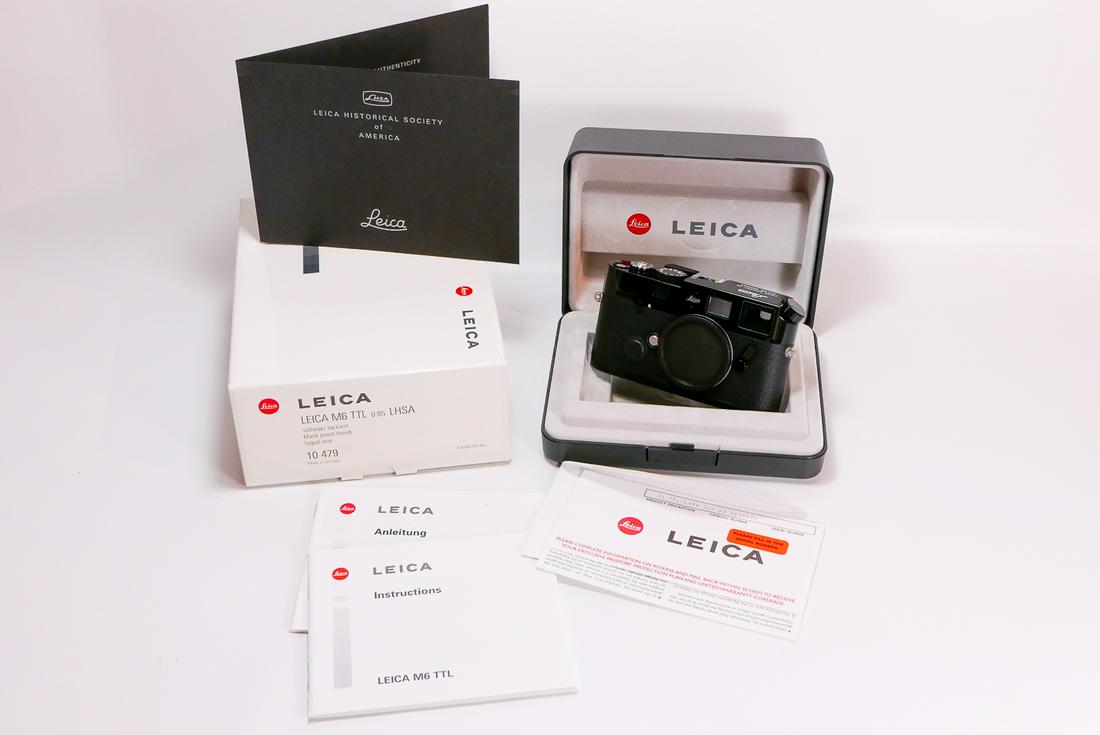 Leica M6 .85 TTL "LHSA" in black enamel finish (1 of 12)