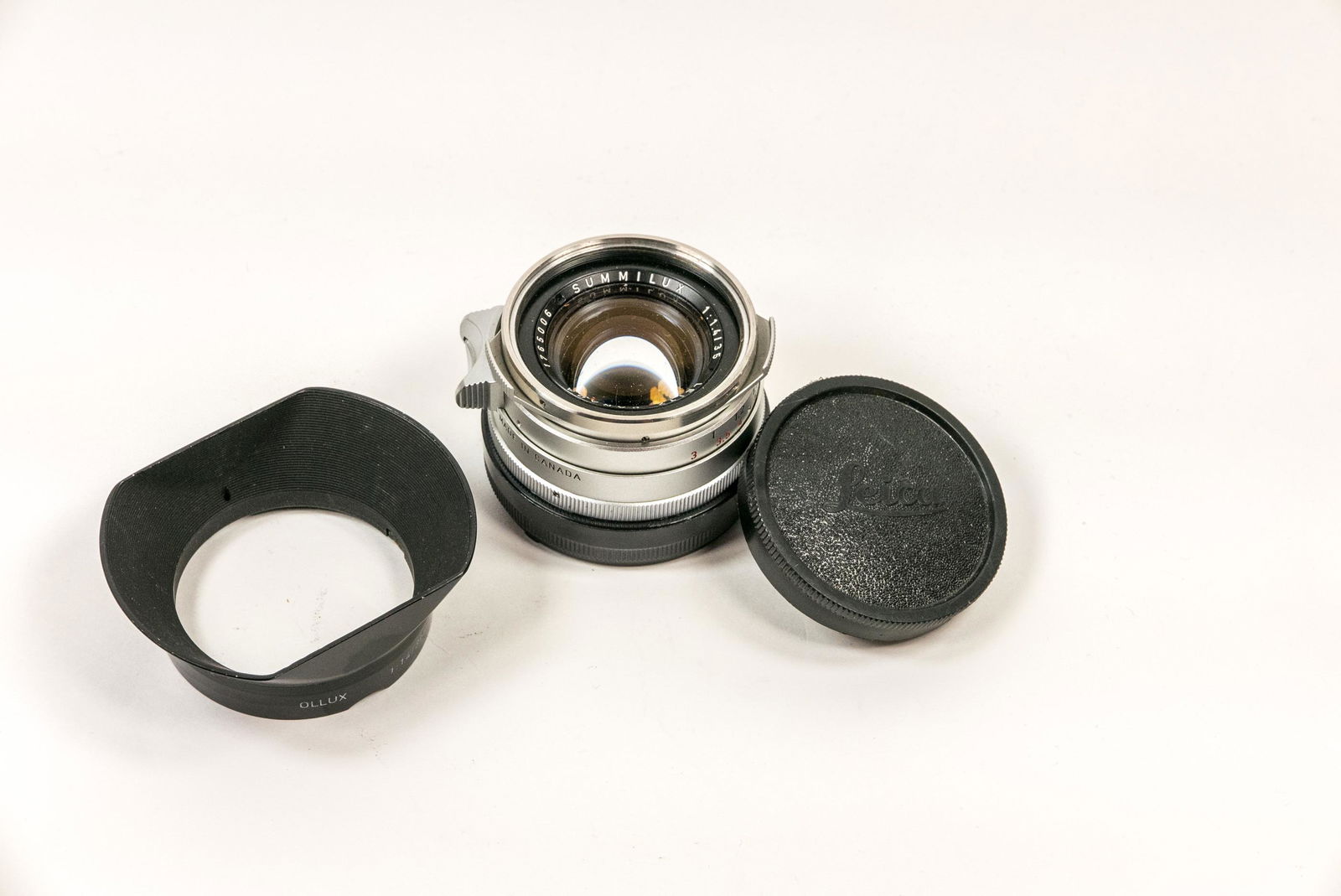 35mm Summilux f1,4 "Steel Rim" in silver chrome finish (1 of 16)