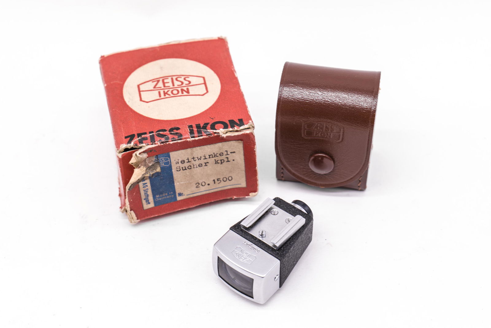 Zeiss 21mm Viewfinder 435: Zeiss 21mm Viewfinder 435, with case and box. Condition: Excellent + overall