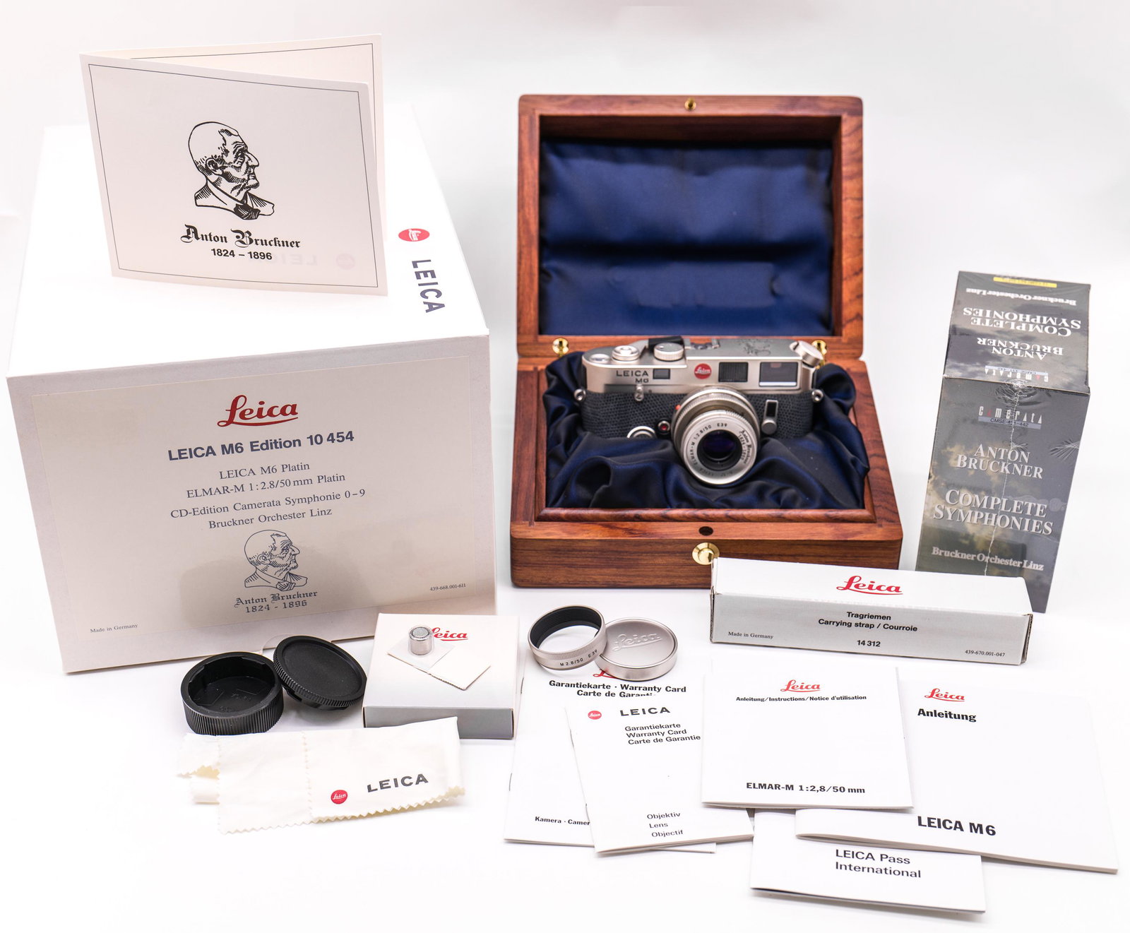 Leica M6 Platinum "Anton Bruckner 1824-1896" set (1 of 20)