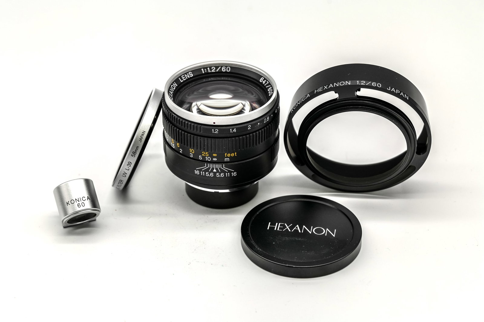 OBJECTIF KONICA HEXANON AR 50mm F 1.18 LENS JAPAN EUR 40,00 - FR