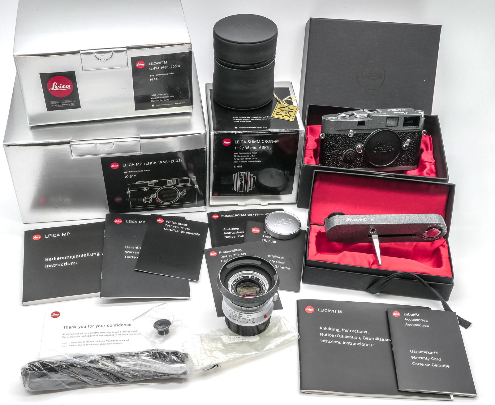 The Leica MP Hammertone "LHSA 1968-2003" Set (1 of 20)