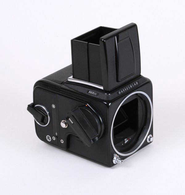 Hasselblad 503CX Nr. ES1434661 Black with A16.: Hasselblad 503CX Nr. ES1434661 Black with A16 Magazine Nr. UR322943 Black.