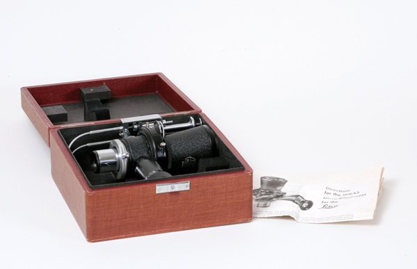 Microscope Adapter MIKAS in box, shutter release.: Microscope Adapter MIKAS in box, with shutter release and coupler.