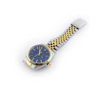 Rolex Oyster Perpetual Datejust.: Rolex Oyster Perpetual Datejust Superlative Chronometer Officially Certified, case no. 8948897, ref. 16013/16000. Center seconds, self-winding, water resistant, stainless steel and 18K yellow gold chr