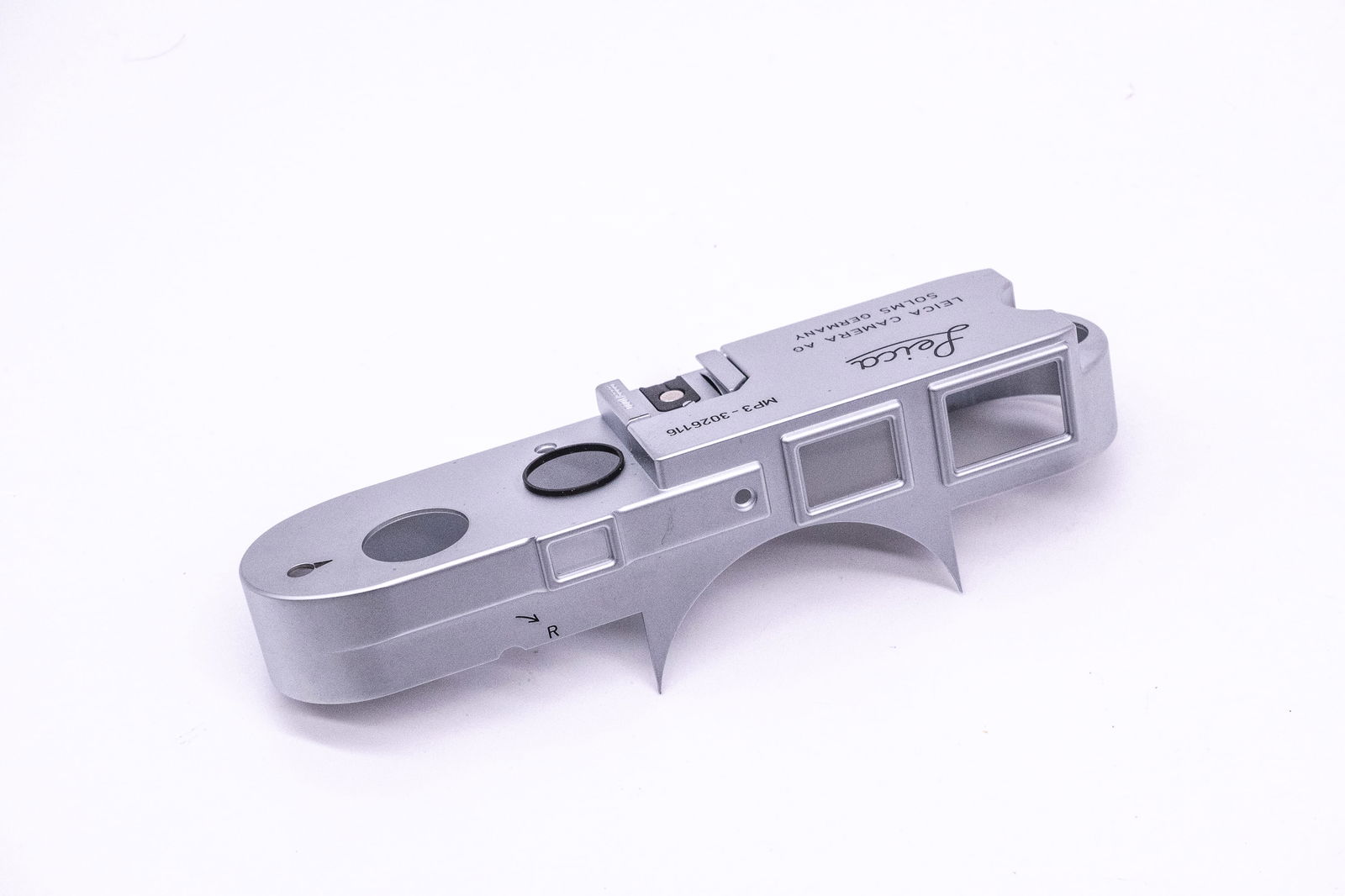 Leica MP3 top plate in silver chrome finish (1 of 9)