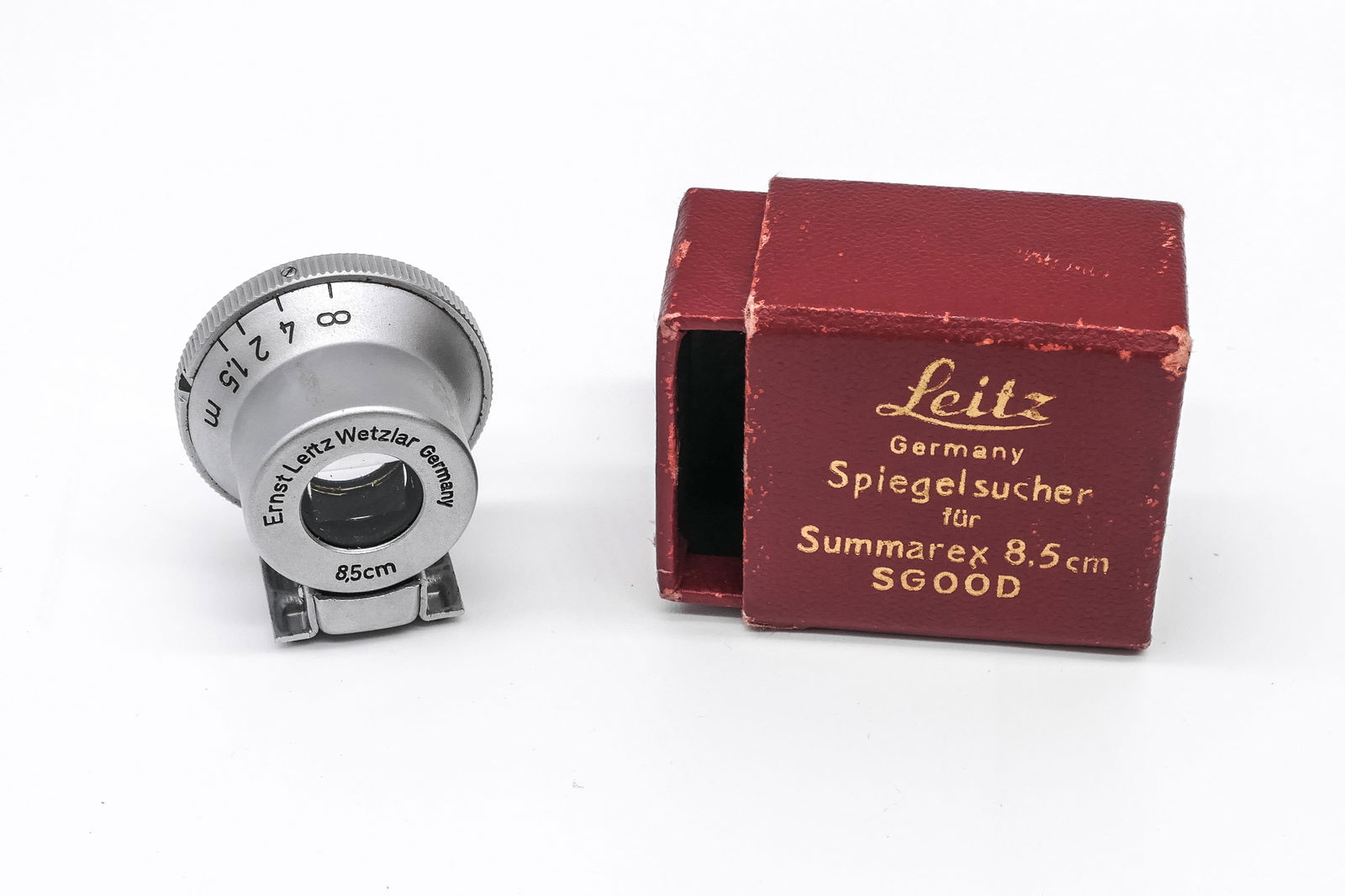 85mm Brightline Viewfinder SGOOD in its original red paper box (1 of 12)