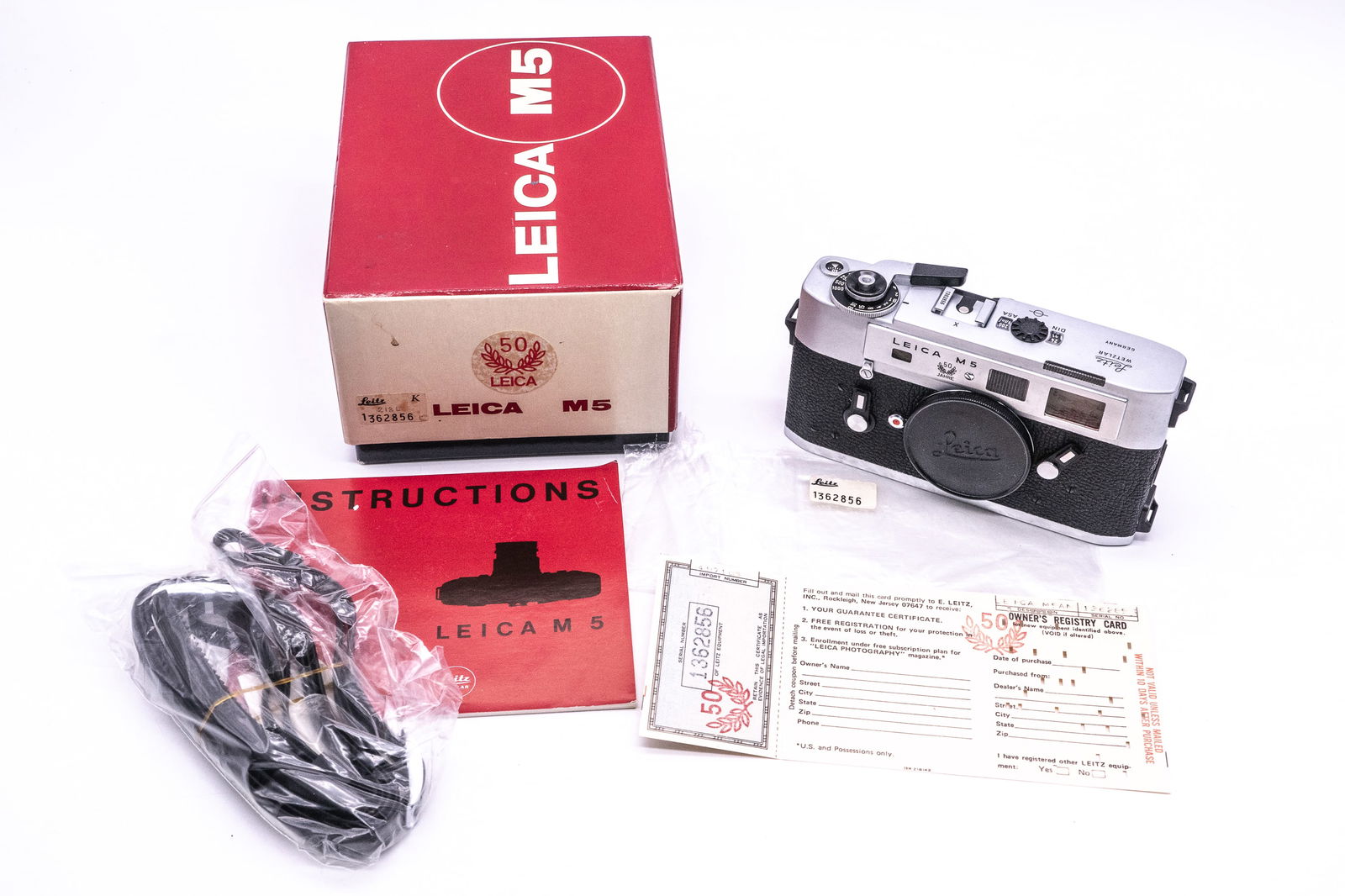 Leica M5 3-Lug Silver Chrome “50 Year" (1 of 16)