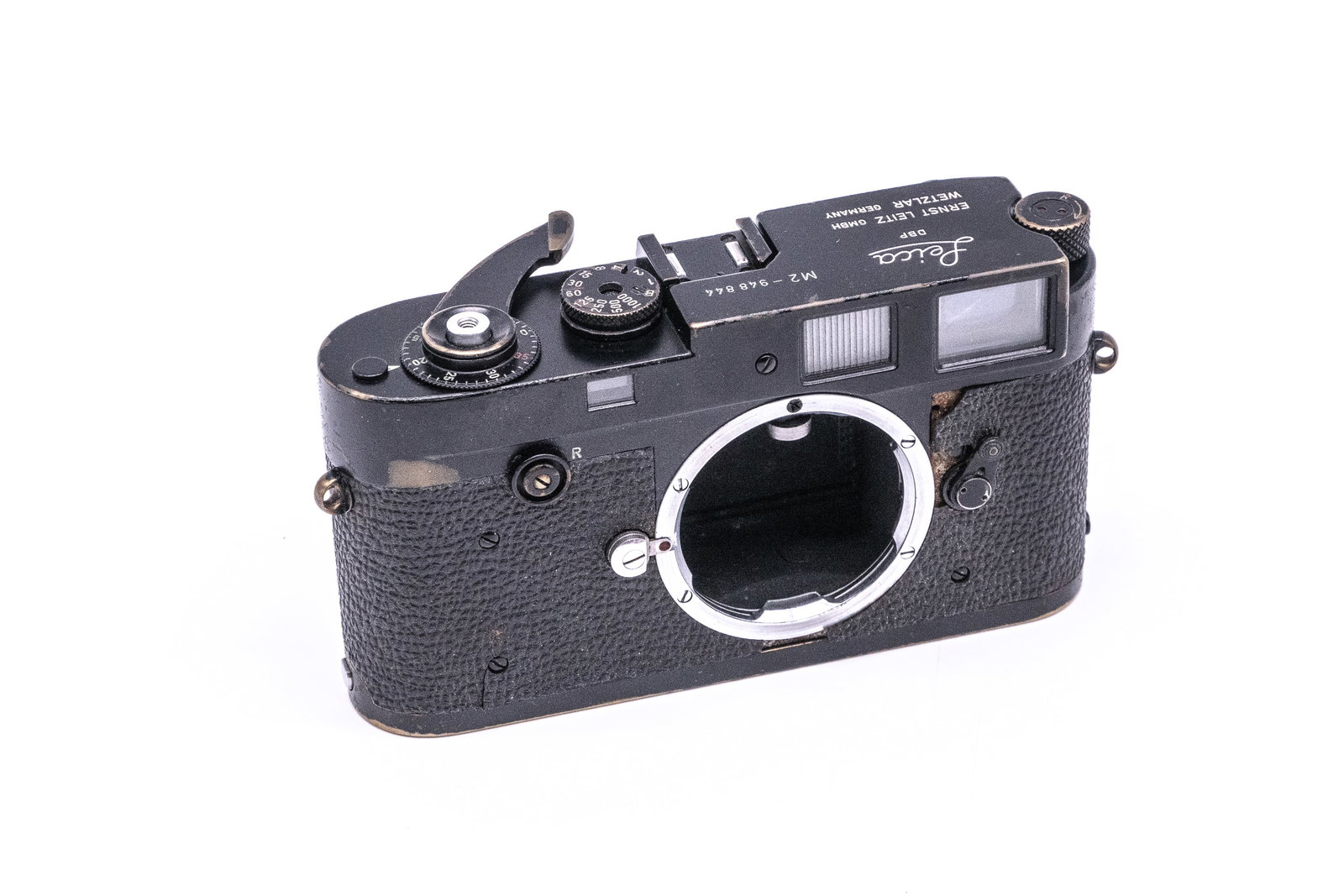 Leica M2 Button Rewind in black paint finish (1 of 19)