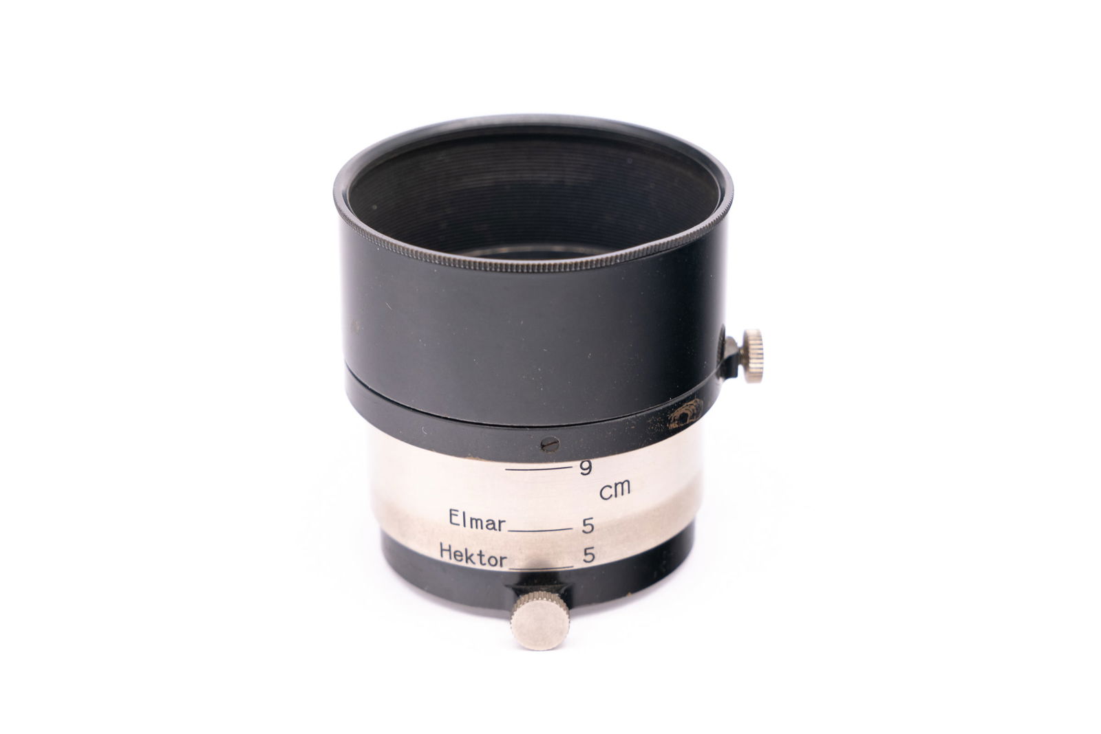 Adjustable lens shade FIKUS in nickel finish (1 of 6)