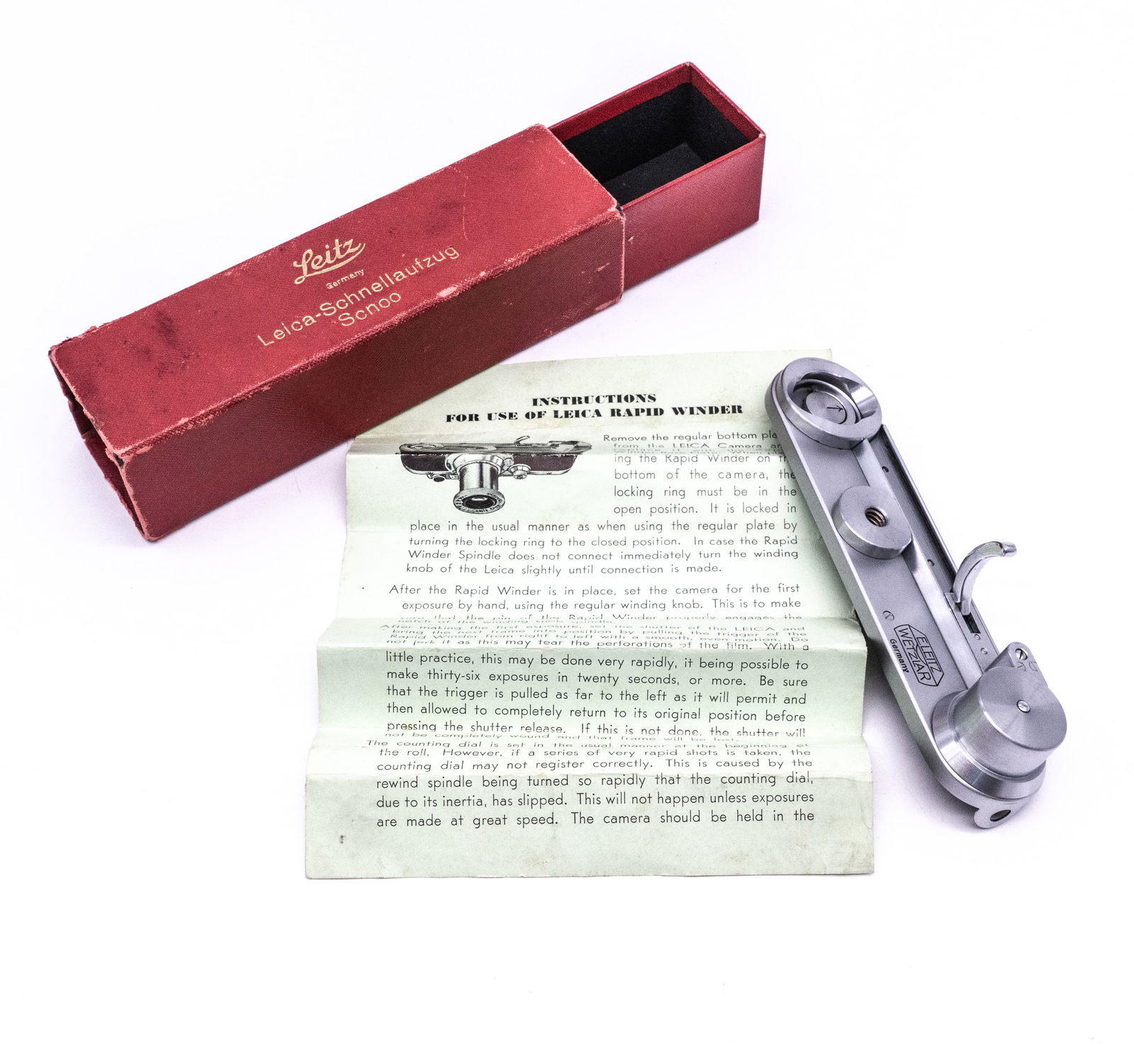 Rapid Winder SCNOO for the Leica III, IIIa, IIIb and early IIIc cameras (1 of 16)