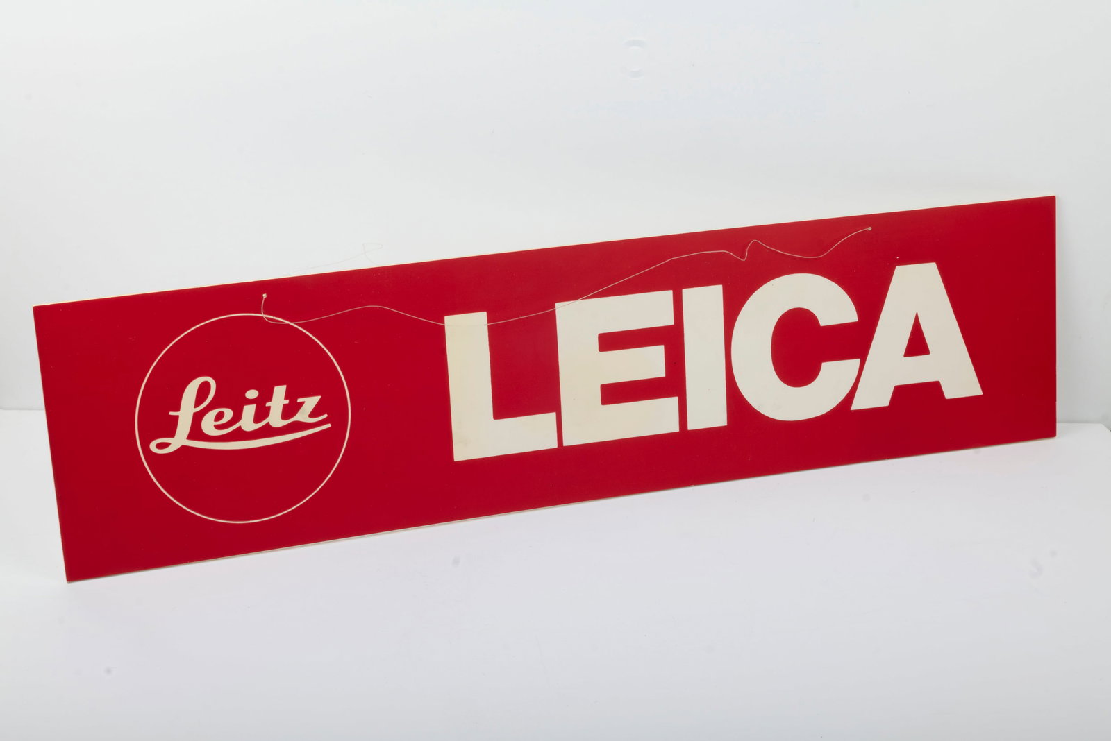 "Leitz Leica" plastic sign (1 of 7)
