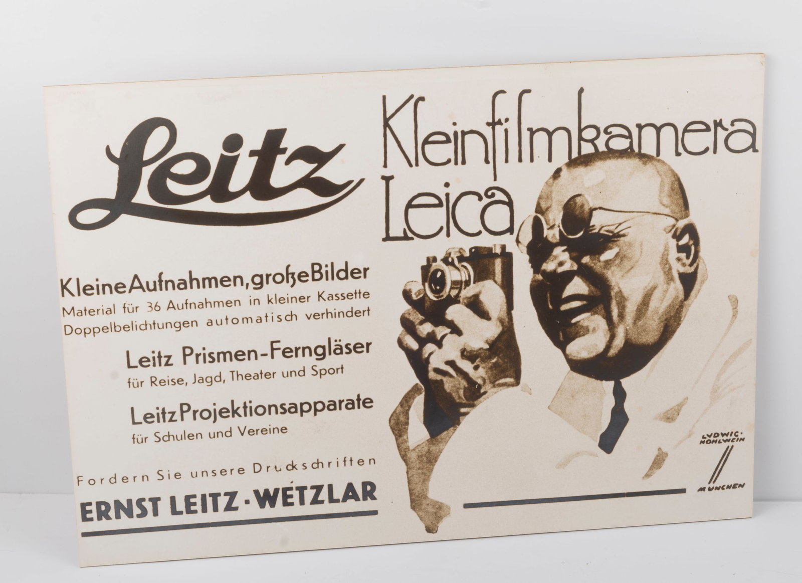 Two reproduction Leitz advertisements - 6