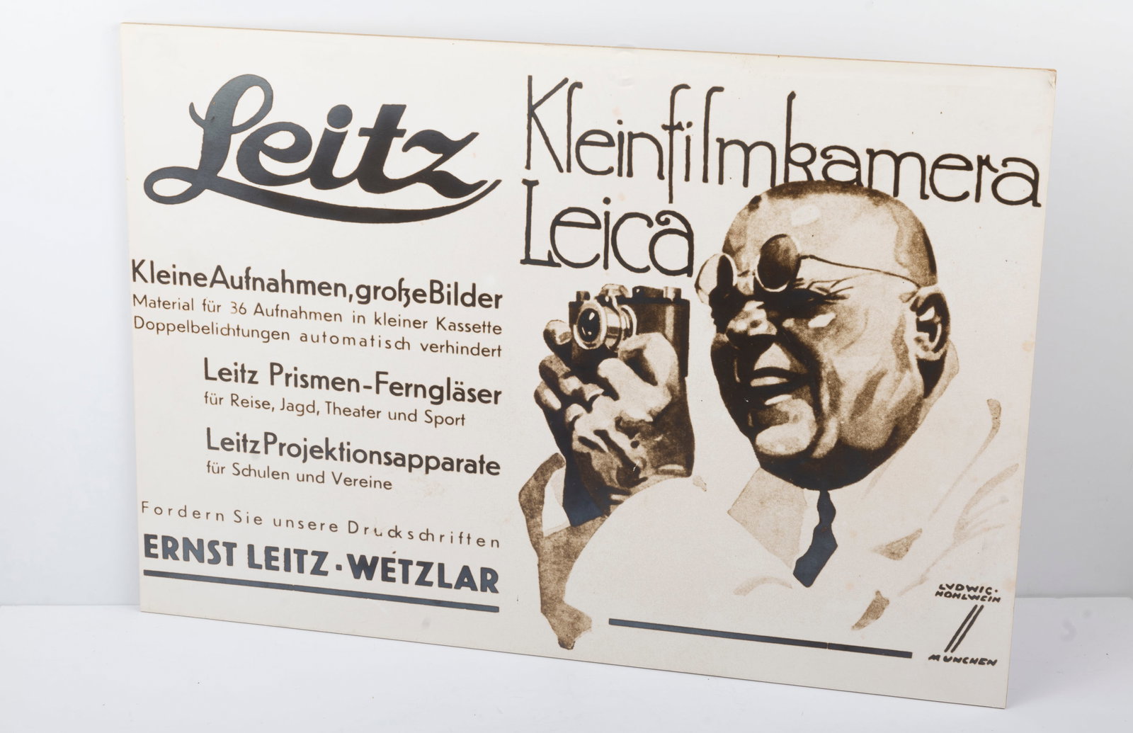Two reproduction Leitz advertisements - 7