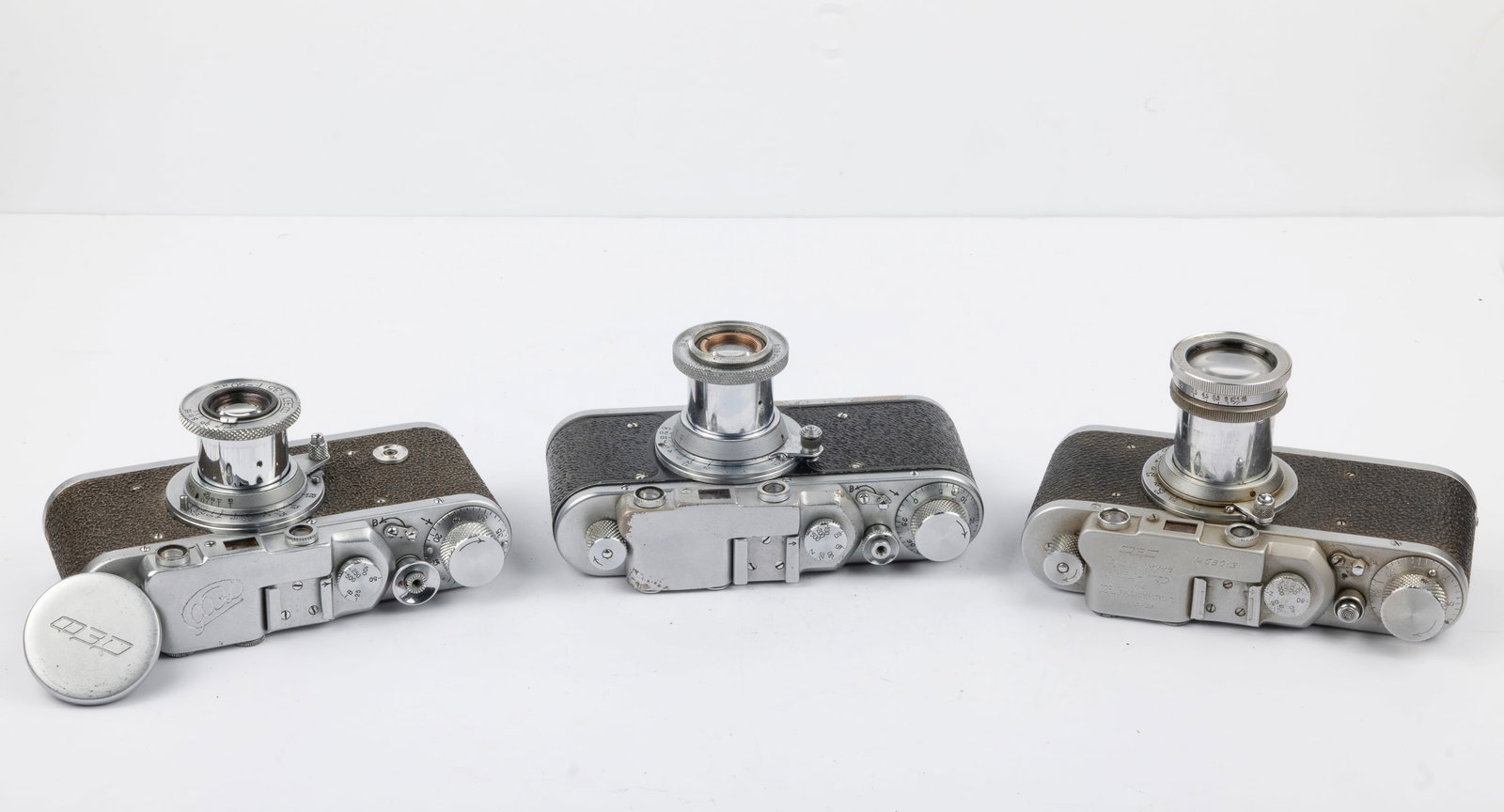 Three FED rangefinder cameras - 3