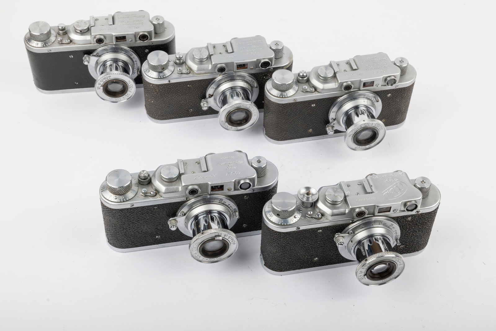 Five various FED rangefinder cameras - 2