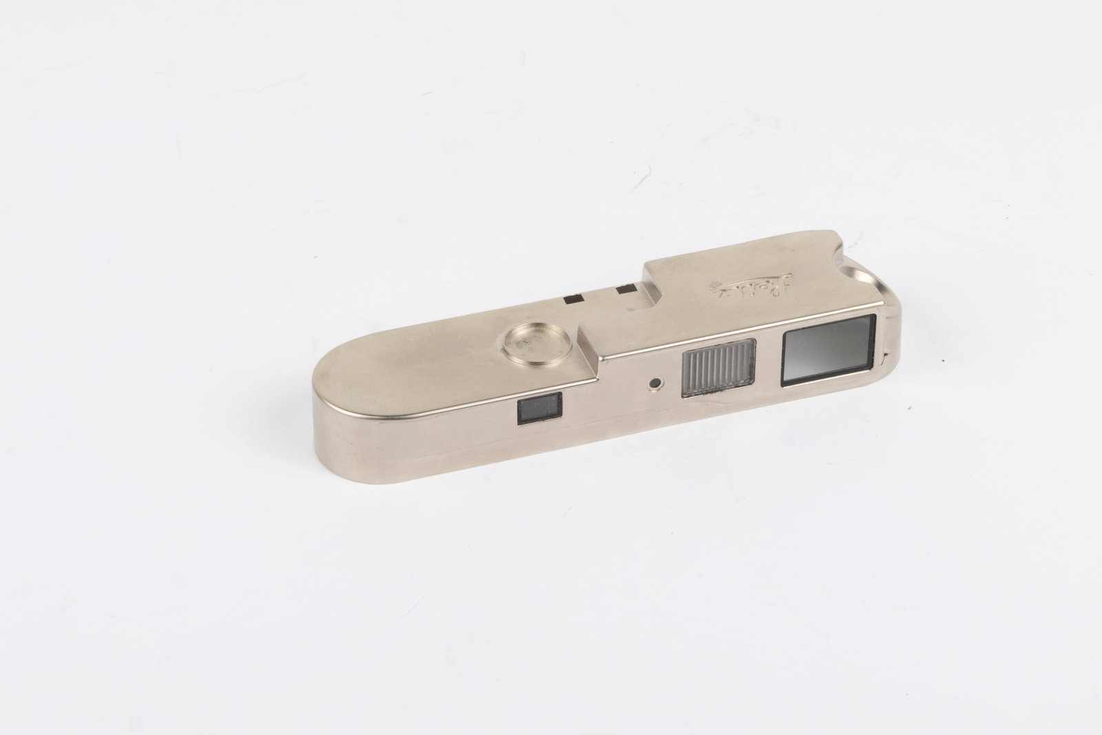 Leica "Leitz" die cast zinc alloy: Leica "Leitz" die cast zinc alloy top plate in a nickel finish, with window glass, almost certainly made for internal factory use around the time of the Leica M4-P.Condition: Excellent ++