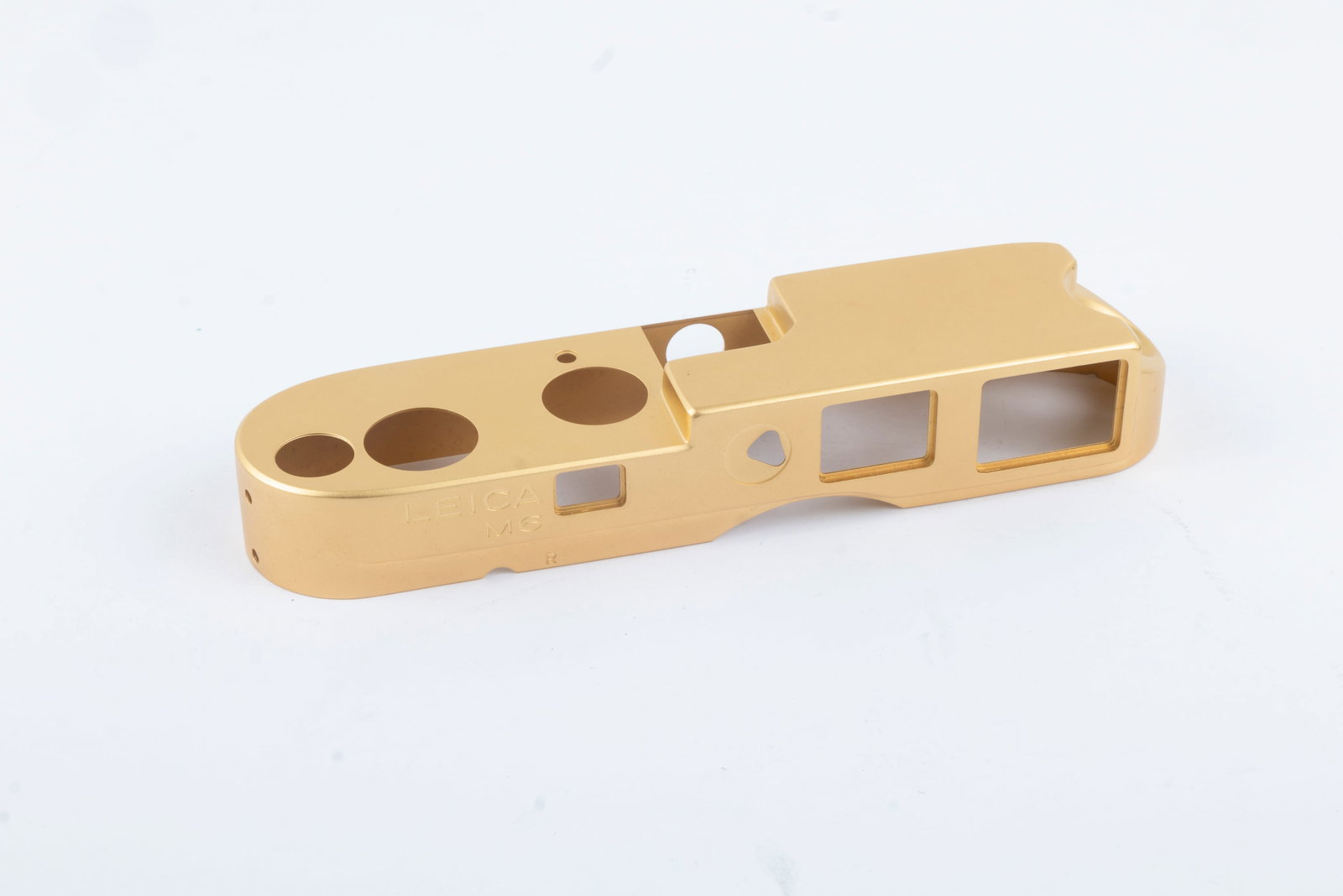 Leica M6 TTL top plate, in gold plate: Leica M6 TTL top plate, in gold plate. Unused. Condition: Near Mint