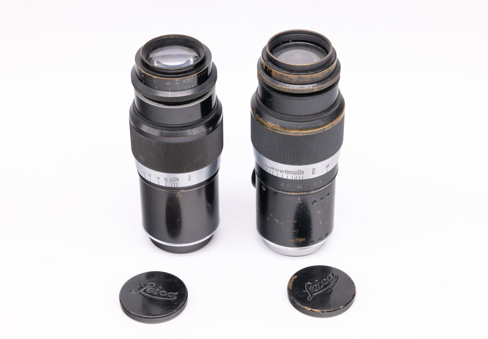A pair of wartime 135mm Hektor f4,5 lenses (1 of 14)