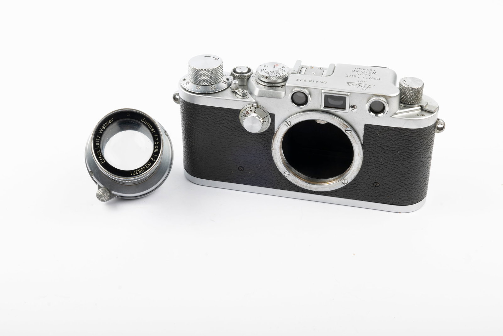 Leica IIIc-IIIf conversion Black Dial - 17