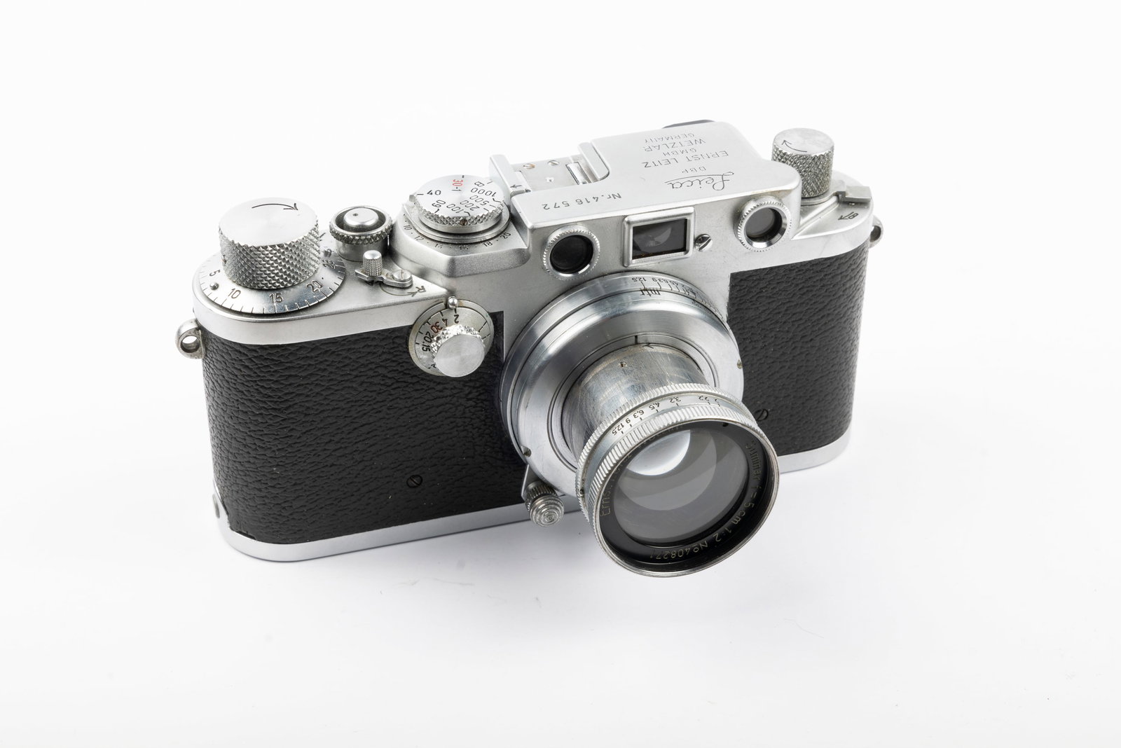 Leica IIIc-IIIf conversion Black Dial - 2