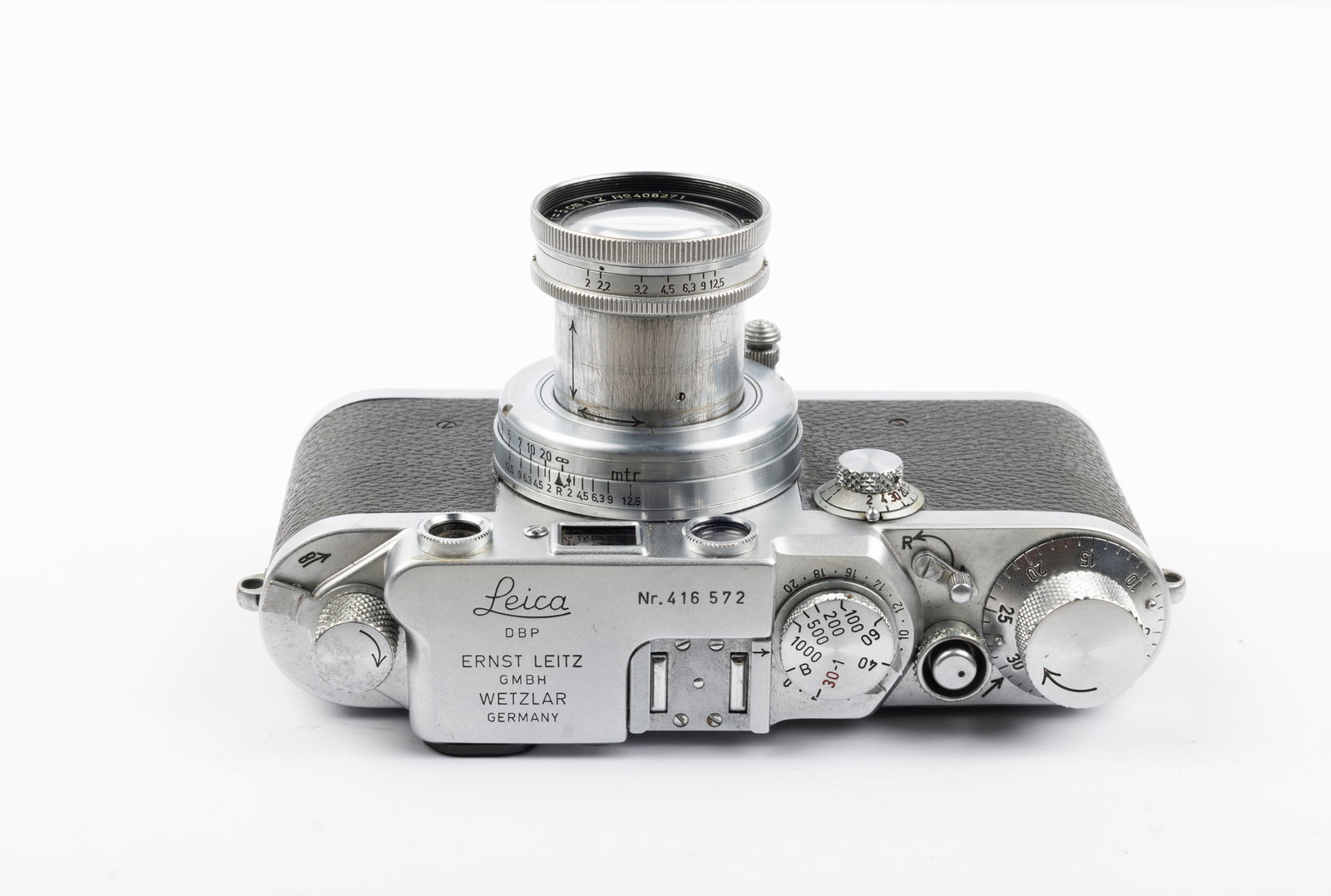 Leica IIIc-IIIf conversion Black Dial - 3