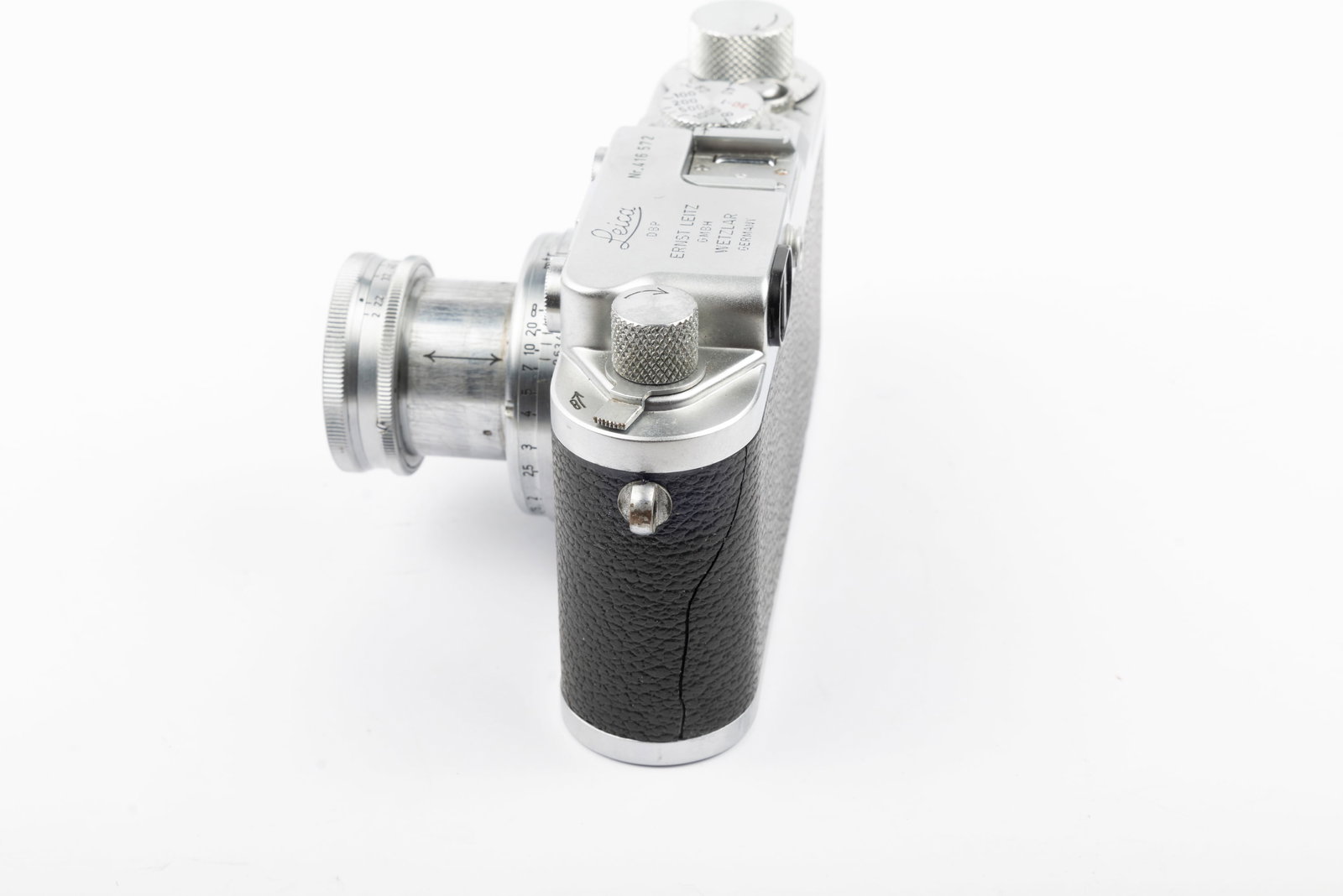 Leica IIIc-IIIf conversion Black Dial - 5