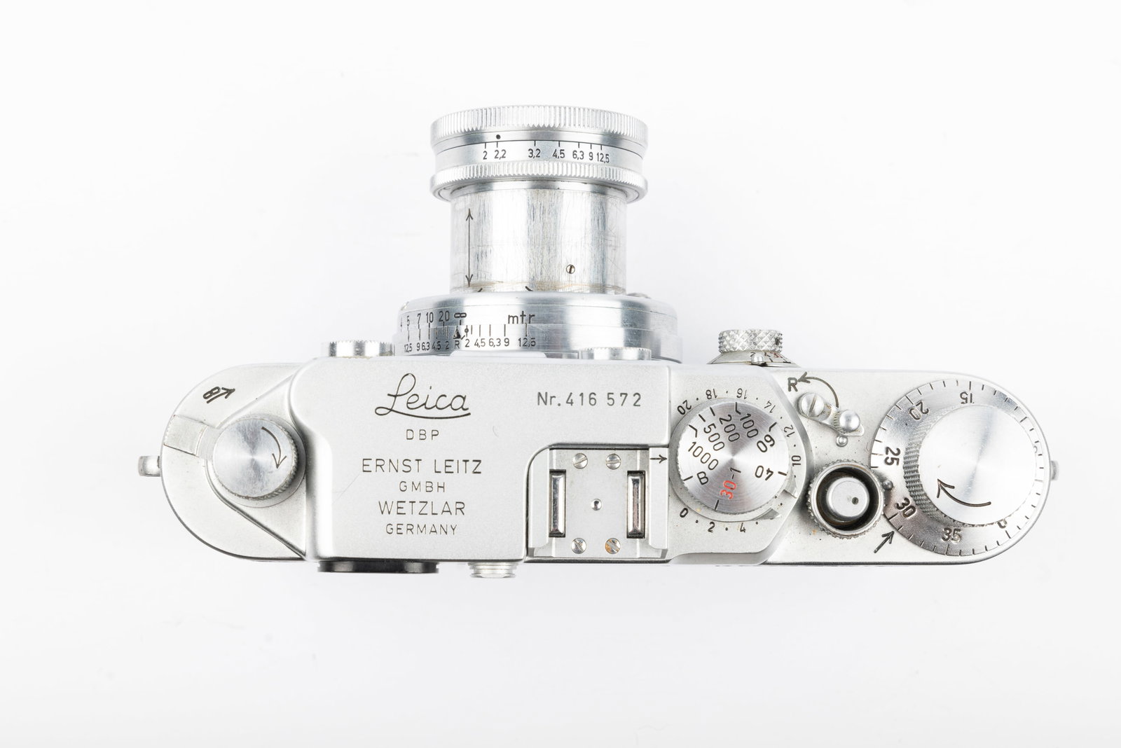 Leica IIIc-IIIf conversion Black Dial - 7