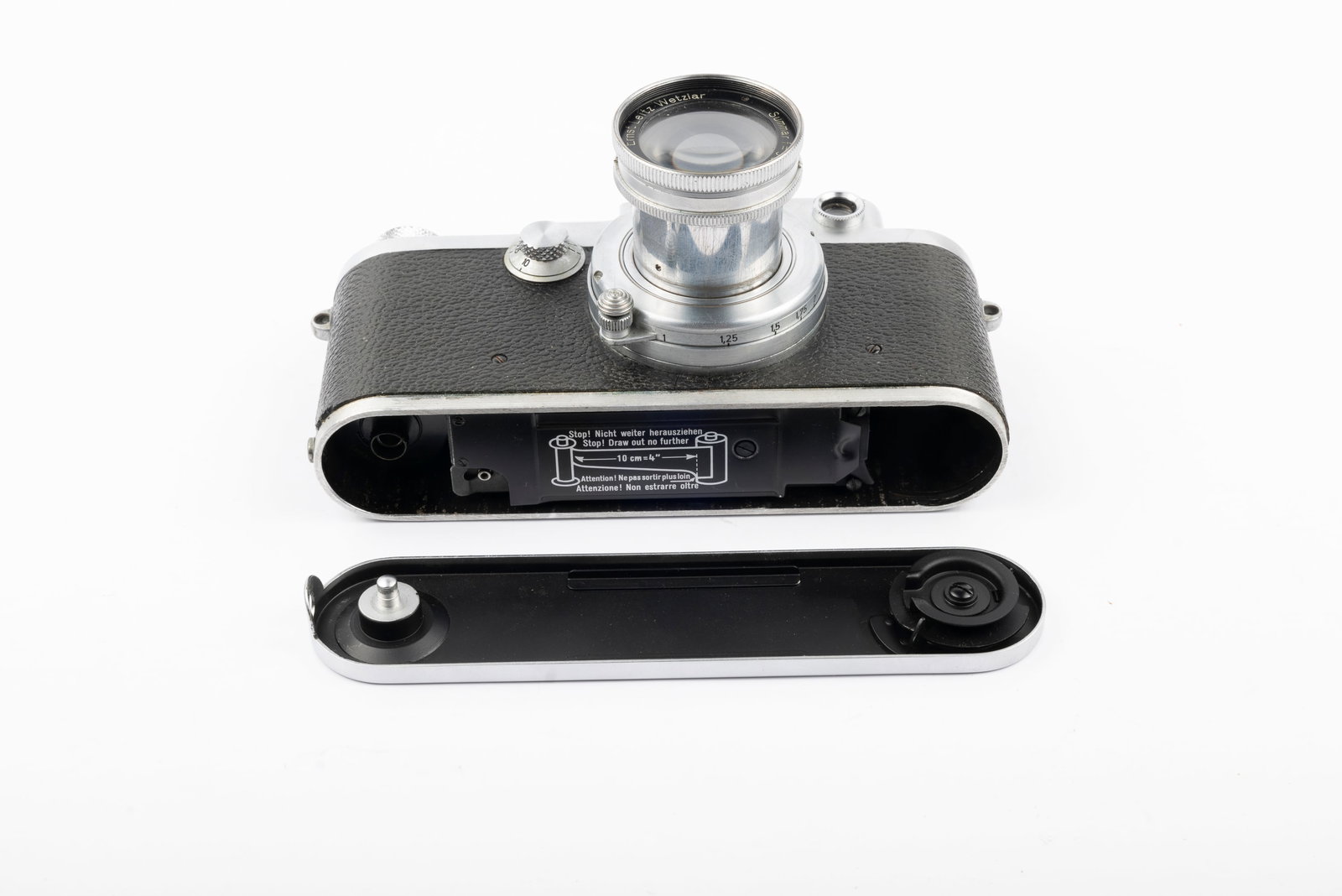 Leica IIIc-IIIf conversion Black Dial - 8