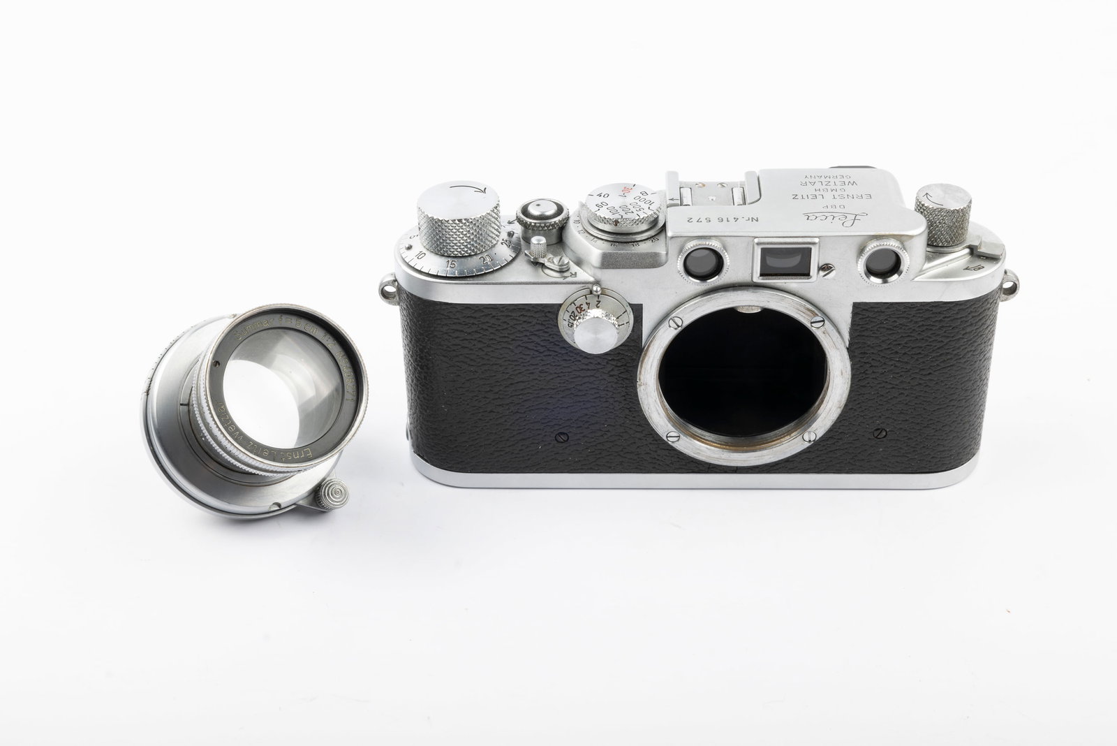 Leica IIIc-IIIf conversion Black Dial - 9