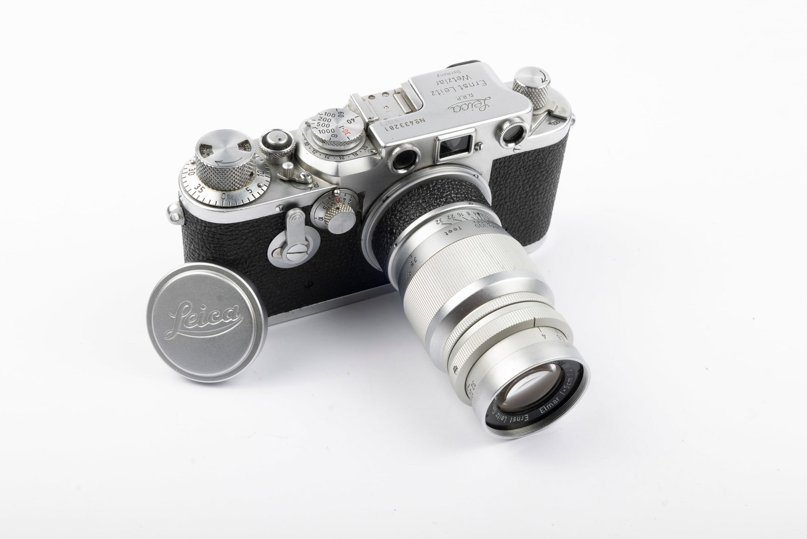 Leica IIIc-IIIf Black Dial Self-Timer conversion (1 of 12)