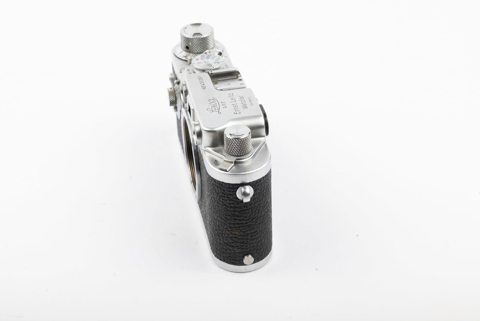 Leica IIIc-IIIf Black Dial Self-Timer conversion - 5