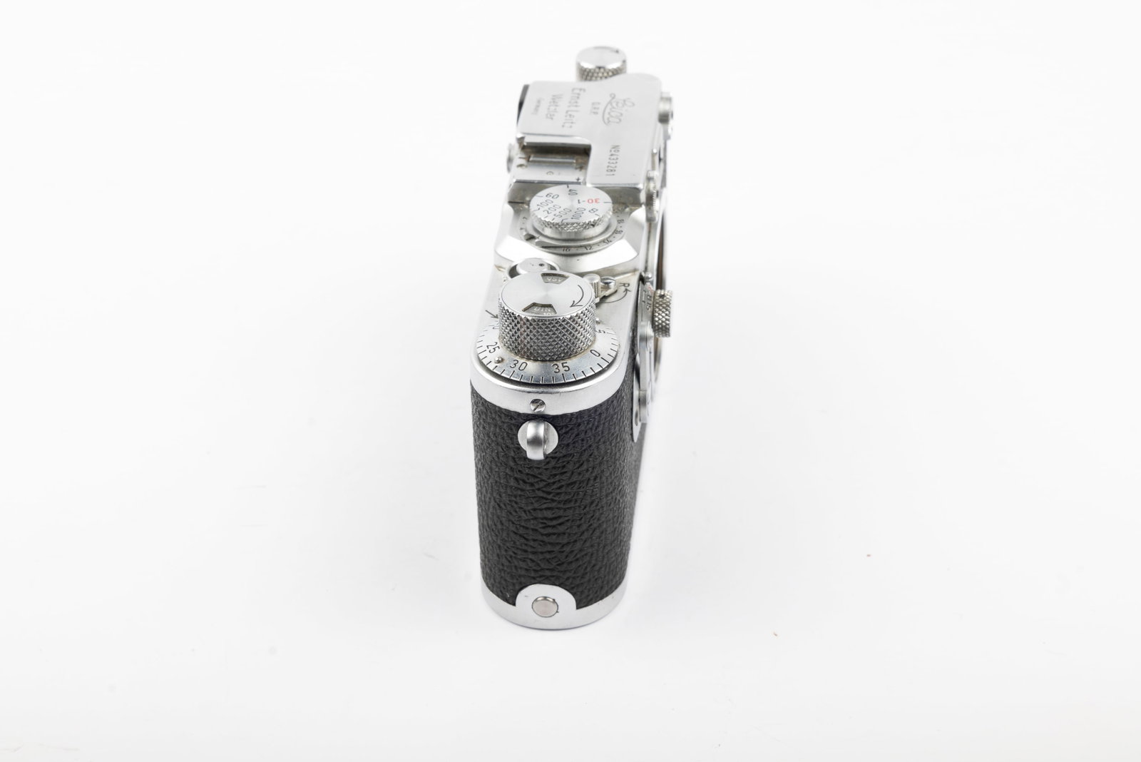 Leica IIIc-IIIf Black Dial Self-Timer conversion - 6