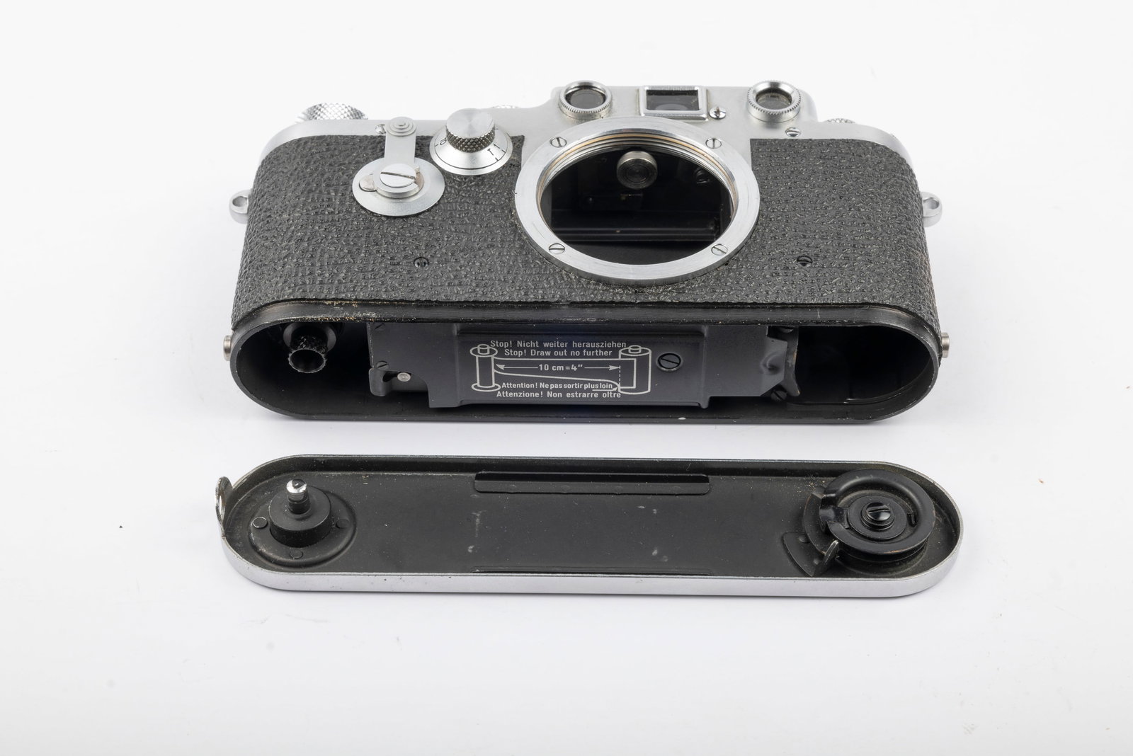 Leica IIIc-IIIf Black Dial Self-Timer conversion - 7