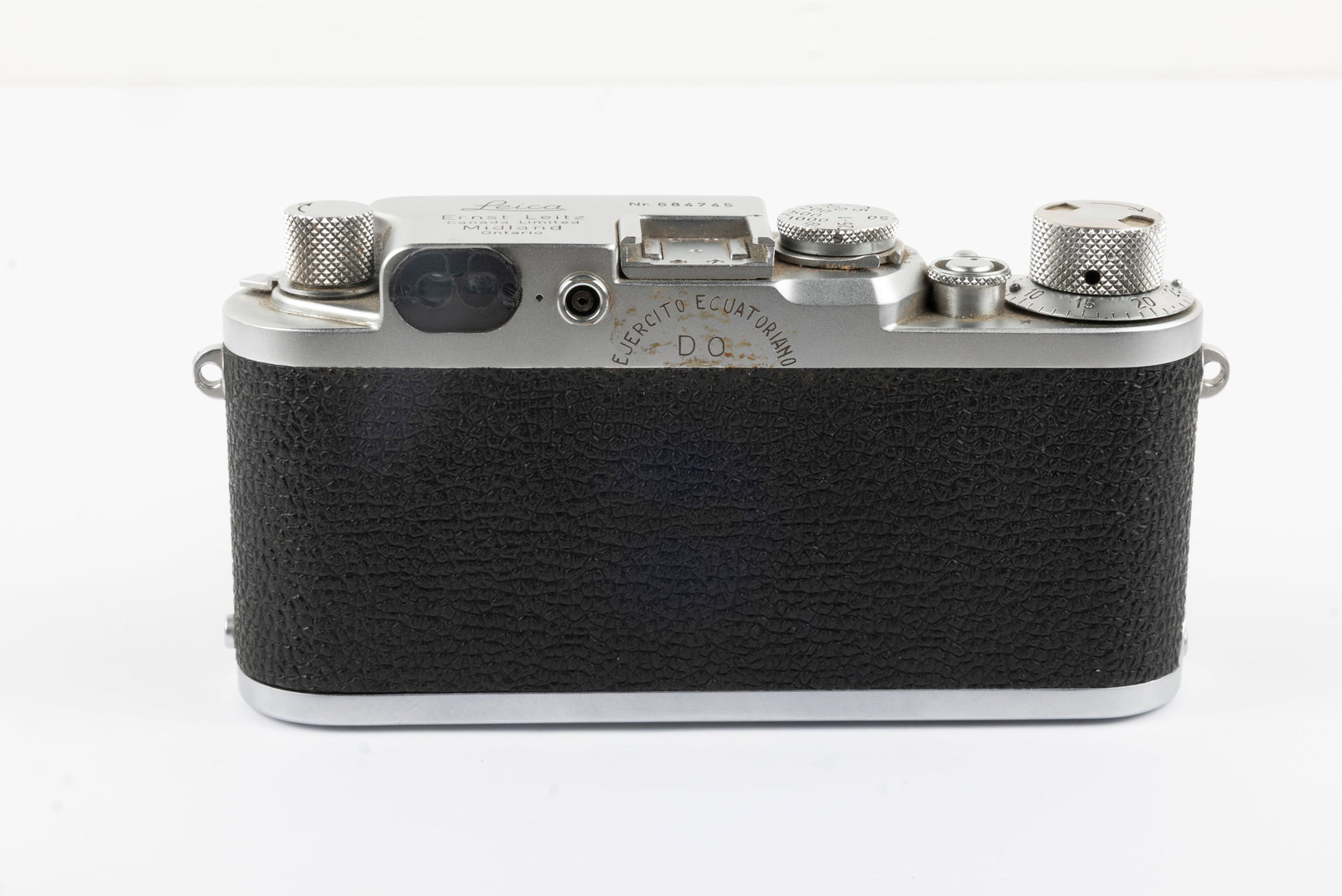 Leica IIIf Red Dial Self-Timer Ejército Ecuatoriano - 10