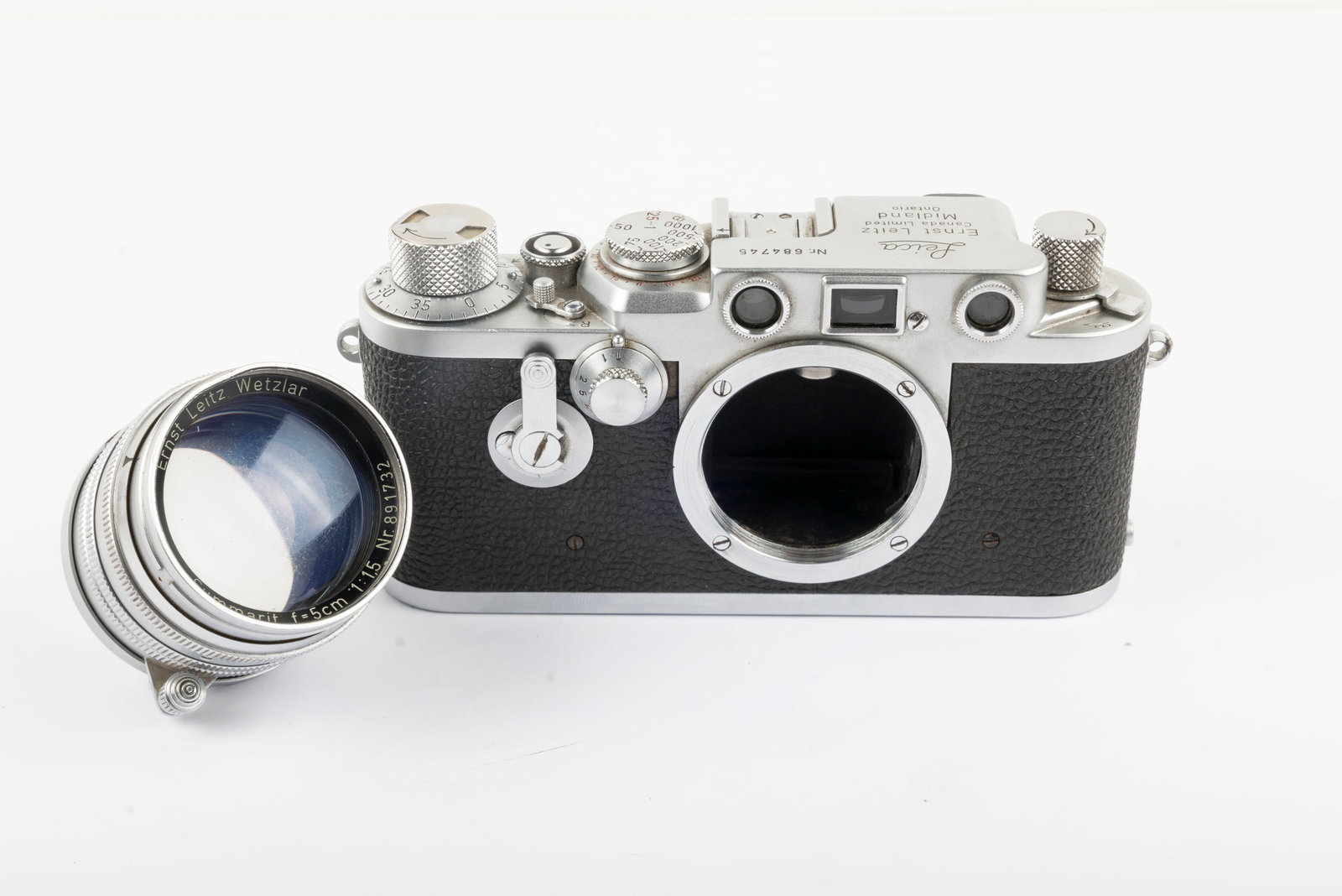 Leica IIIf Red Dial Self-Timer Ejército Ecuatoriano - 11