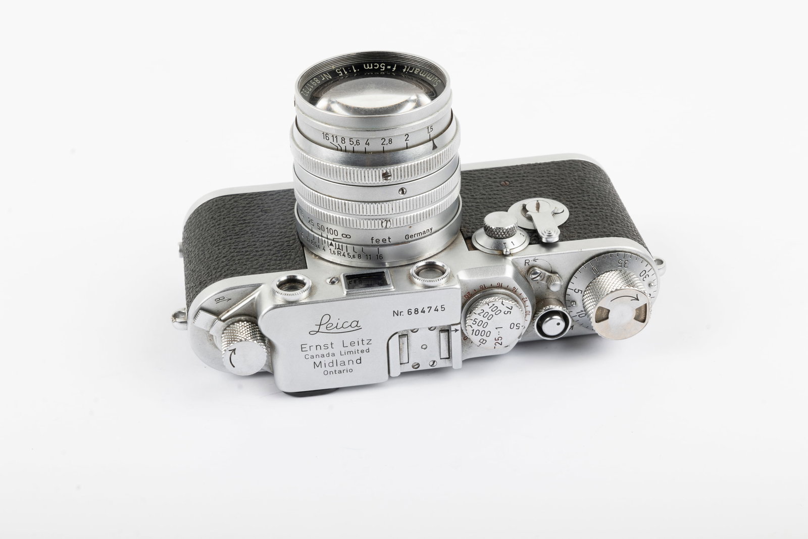 Leica IIIf Red Dial Self-Timer Ejército Ecuatoriano - 2