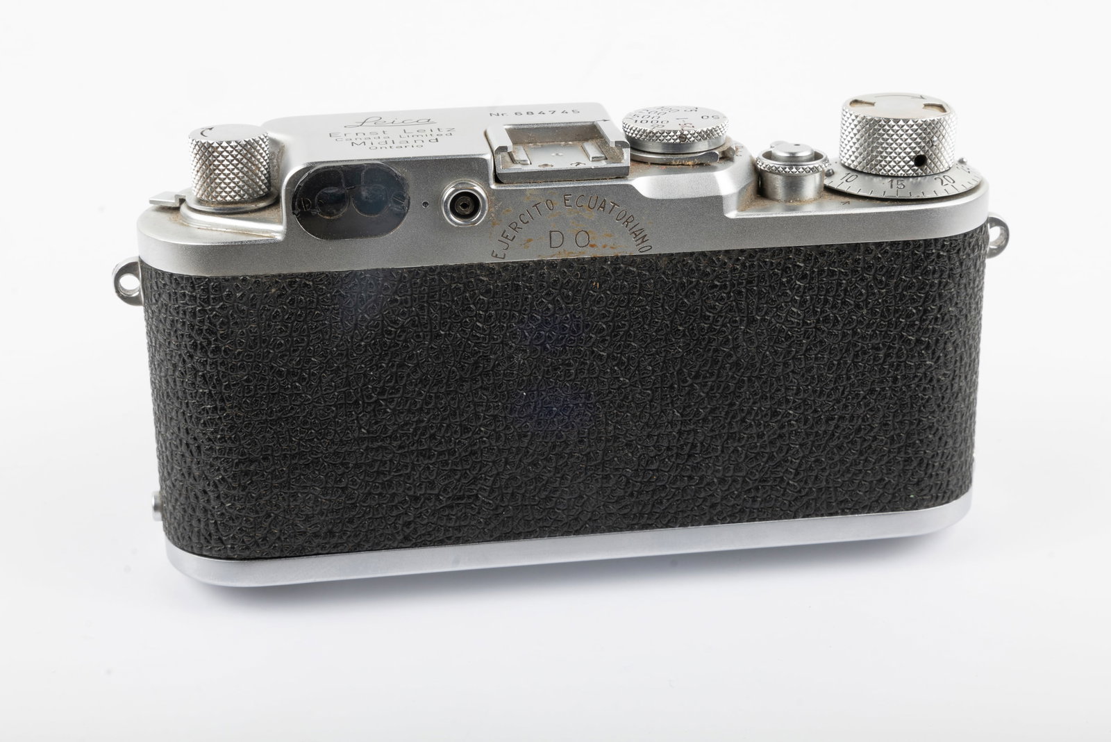 Leica IIIf Red Dial Self-Timer Ejército Ecuatoriano - 3