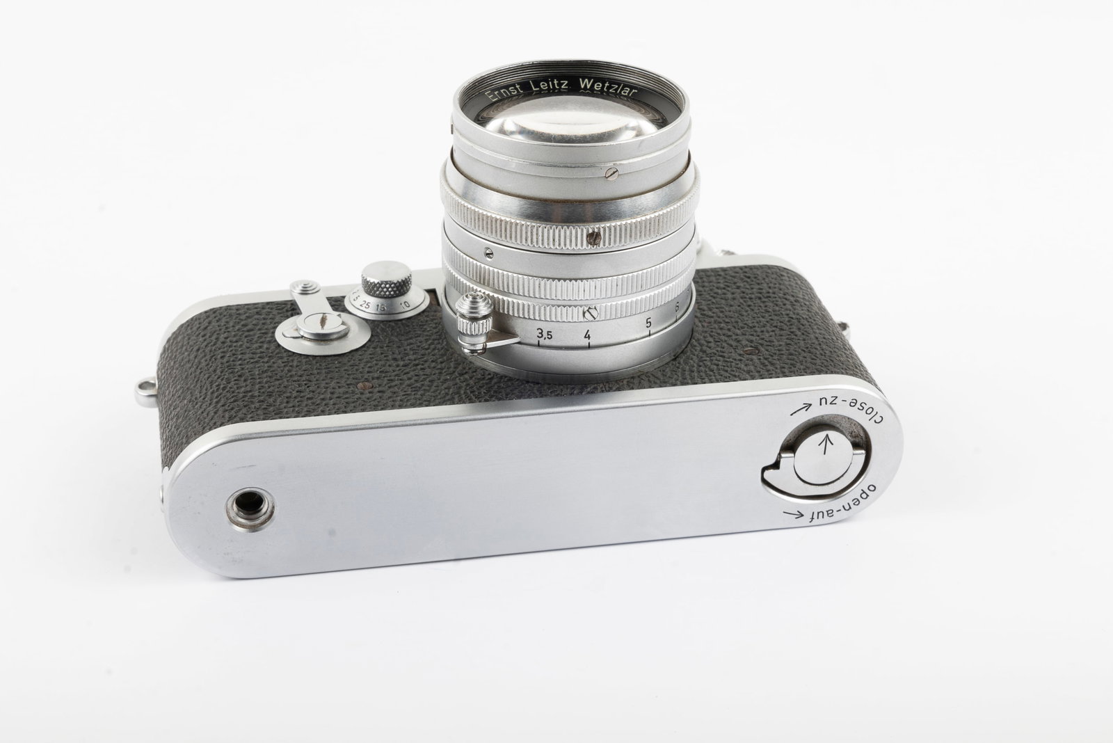 Leica IIIf Red Dial Self-Timer Ejército Ecuatoriano - 4