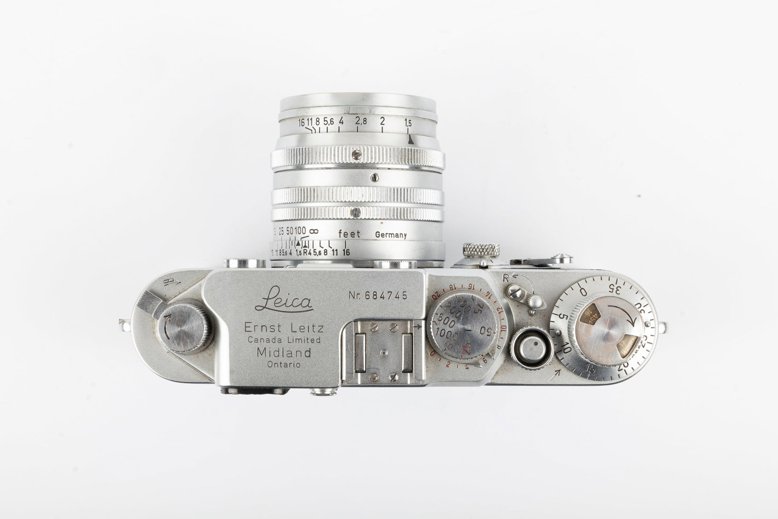 Leica IIIf Red Dial Self-Timer Ejército Ecuatoriano - 9