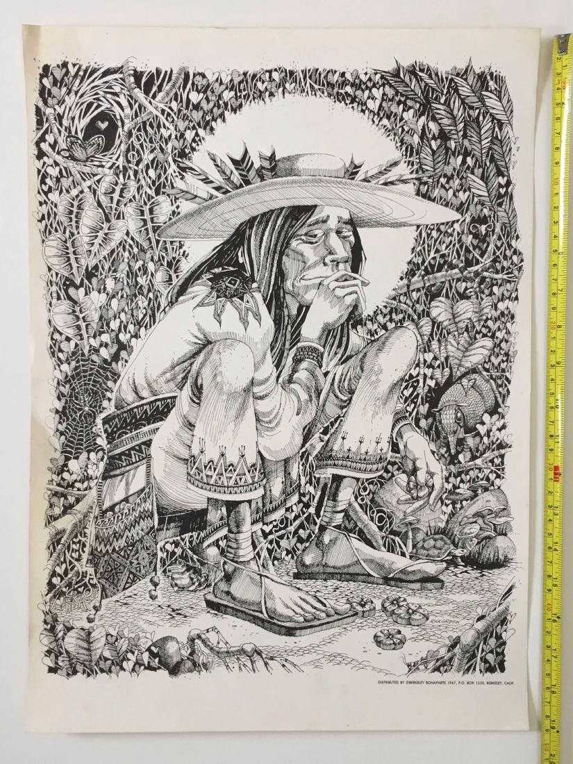 Mescalito by Rick Griffin - (Huichol Indian): 1967