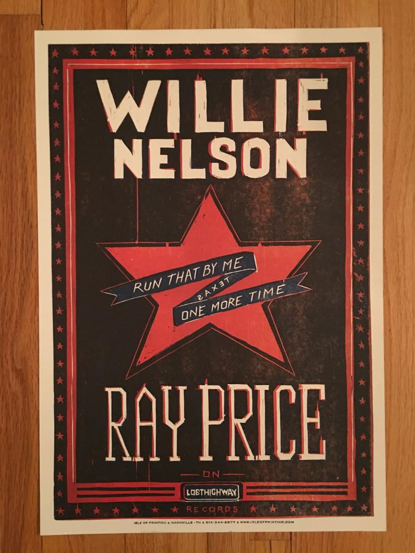 Willie Nelson / Ray Price Promo Poster: Willie Nelson / Ray Price Promo Poster