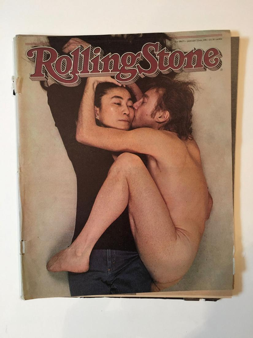 Rolling Stone Magazine - John Lennon Yoko Ono Cover: Rolling Stone Magazine - John Lennon Yoko Ono Cover