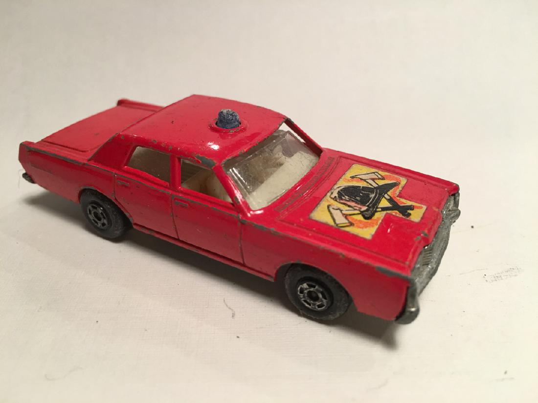 Lesney Mercury Police / Fire Car: Lesney Mercury Police / Fire Car