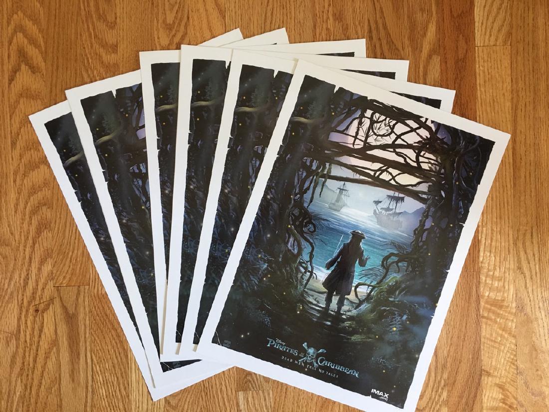 PIRATES OF THE CARIBBEAN POSTER LOT: PIRATES OF THE CARIBBEAN POSTER LOT