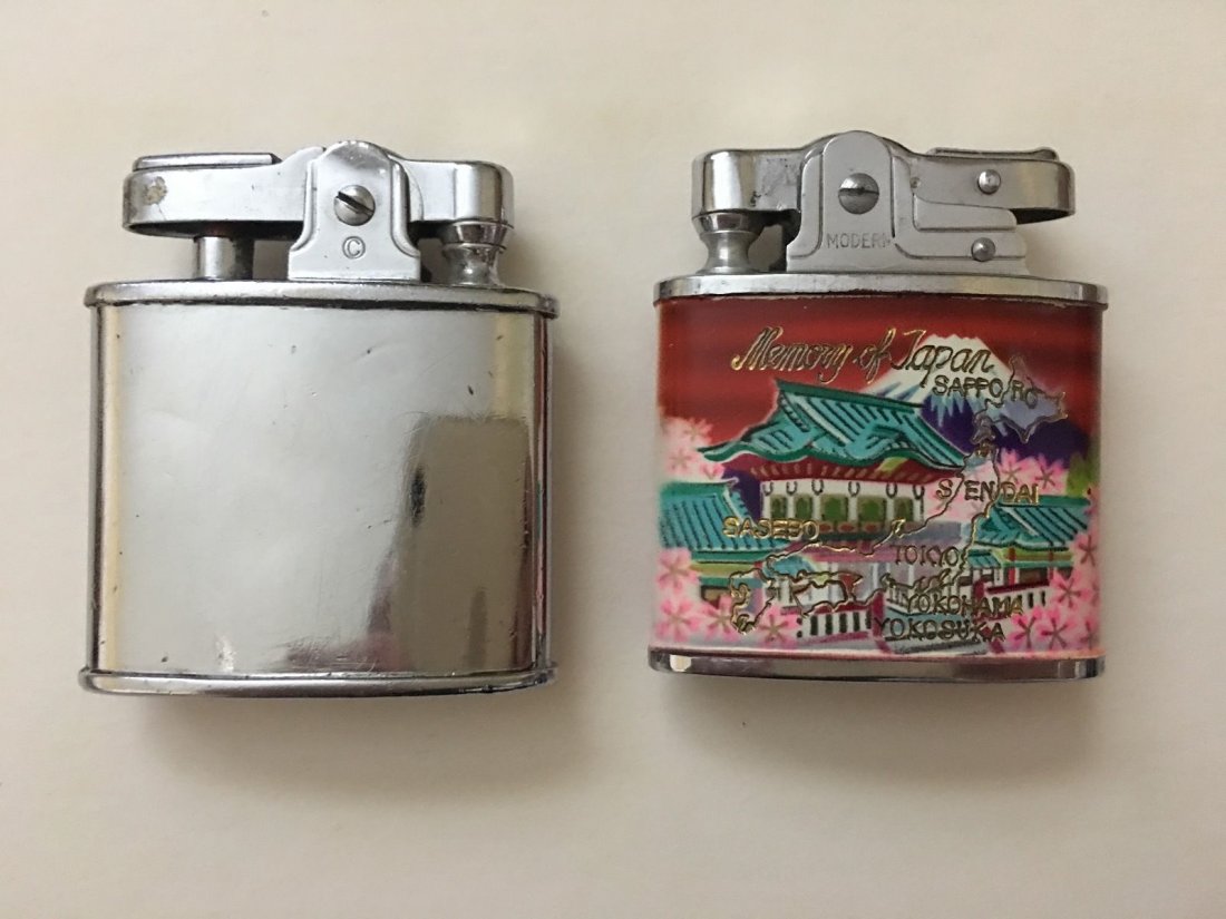 Vintage OMEGA AUTOMATIC CHROME CIGARETTE LIGHTER