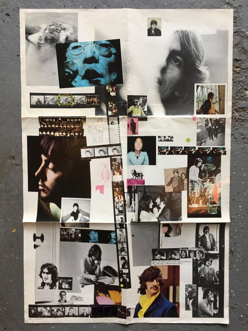 Beatles White Album Poster Rare Version Naked John Sep 16