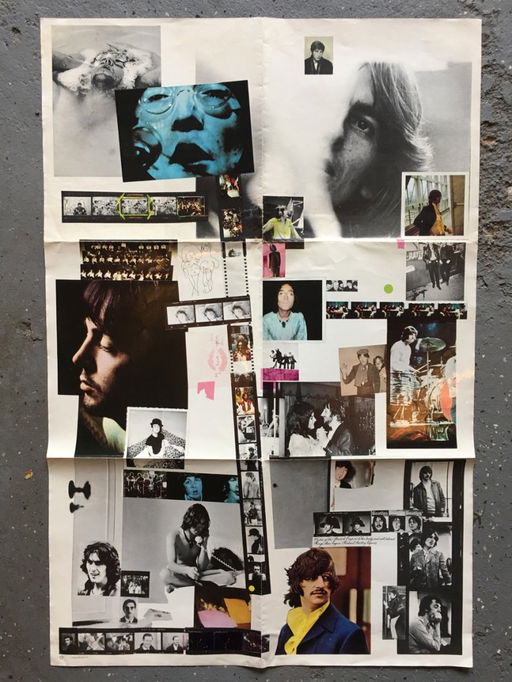 Beatles White Album Poster Rare Version Naked John Sep 16 Beatles White Album Poster Rare Version Naked John Sep 16